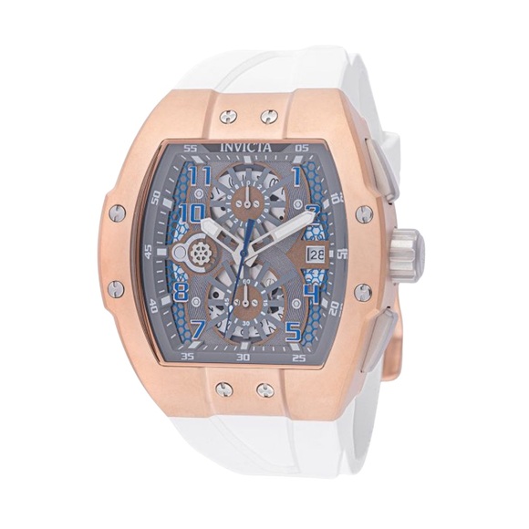 •Rose Gold Power• Invicta Racing Gridlock Men's 47mm Watch